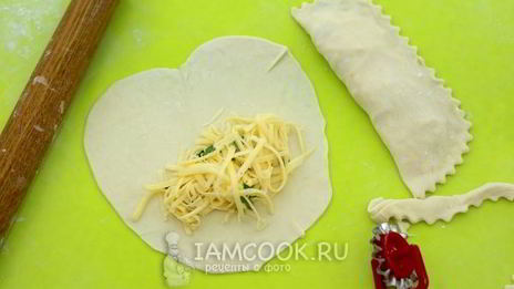 кутабы с сыром и зеленью