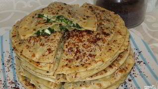 Кутабы с зеленью армянские