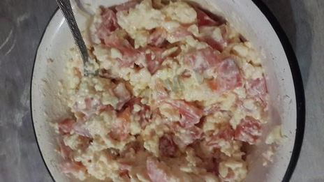 пирожки без дрожжей, яиц и молока бомбочки жареные