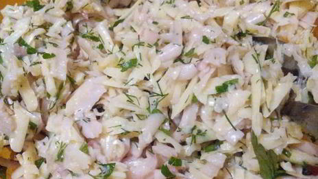 пирожки из слоеного теста с сыром и ветчиной