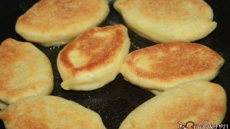 пирожки из теста на мацони с картофелем и фаршем