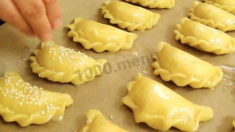 пирожки из теста на соде с творогом несладкие