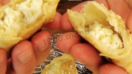 пирожки из теста на соде с творогом несладкие