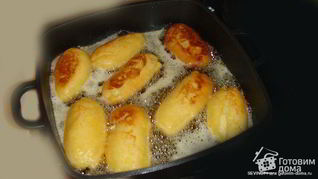 Пирожки пышные с картофельной и капустной начинкой