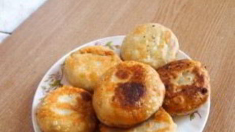 пирожки с брынзой и зеленью