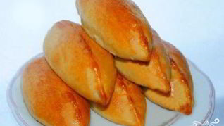 Пирожки с грибами и луком