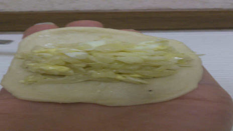 пирожки с капустой и тестом из хлебопечки