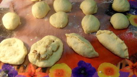 пирожки с картофелем и опятами