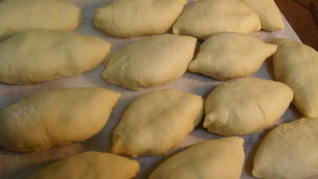 пирожки с картофелем и опятами