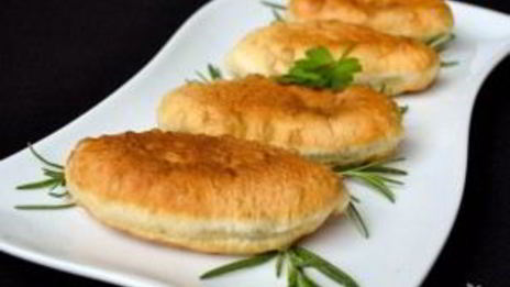 пирожки с картошкой, жаренные на сковороде