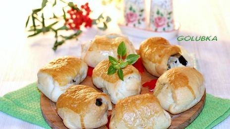 пирожки с крабовыми палочками и баклажаном