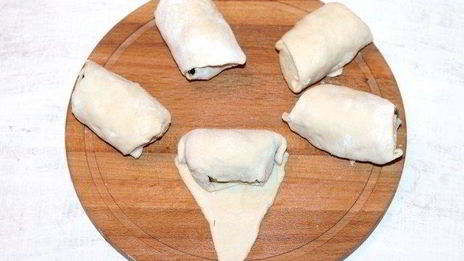 пирожки с крабовыми палочками и баклажаном