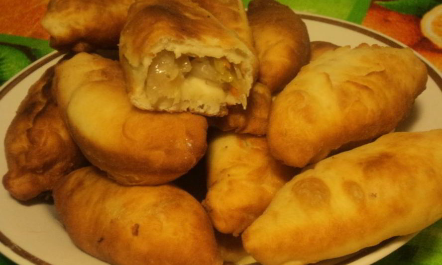 Рецепт пирожков с квашеной капустой жареные