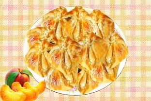 Пирожки с повидлом из слоеного теста