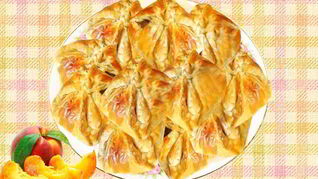 Пирожки с повидлом из слоеного теста