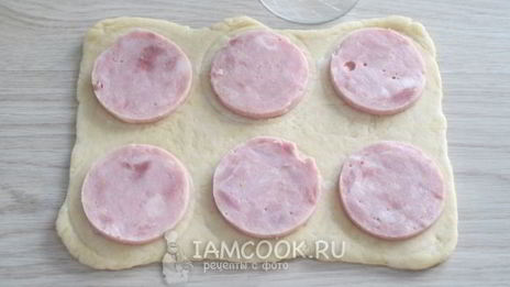 пирожки с ветчиной и сыром