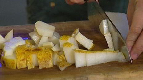 пирожки со шпинатом и грушей