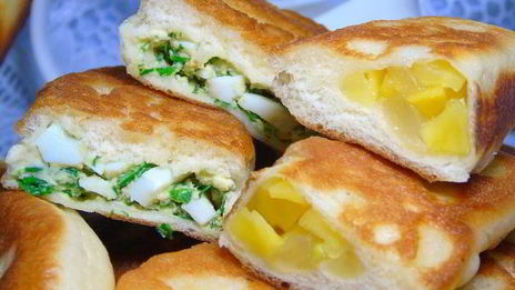пирожки жареные