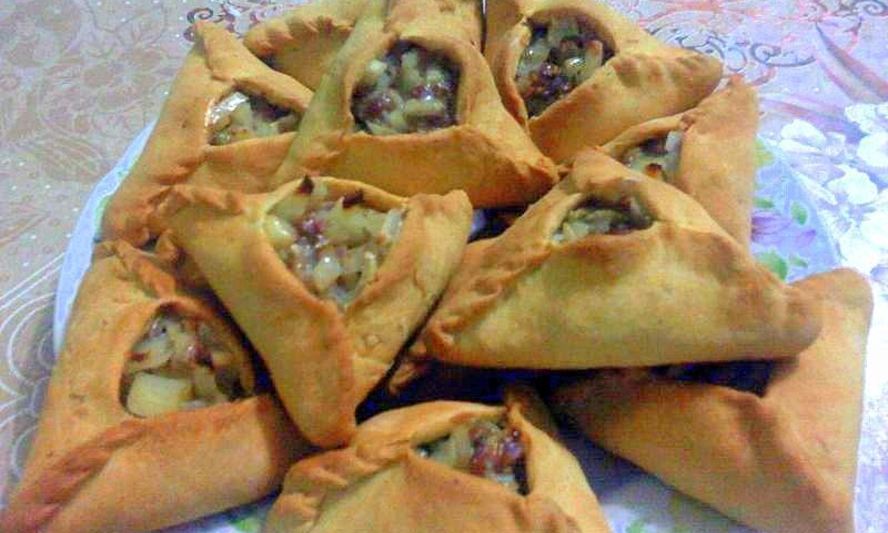 Рецепт треугольников с картошкой и мясом эчпочмак