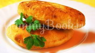 Жареные пирожки на кефире с картошкой