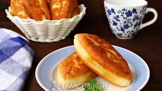 Жареные пирожки с грибами