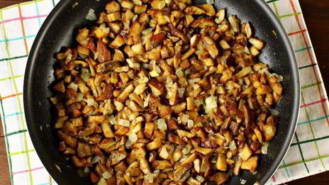 жареные пирожки с грибами