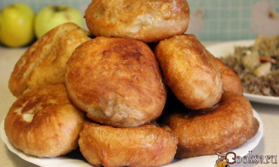 Рецепт жареных пирожков с капустой