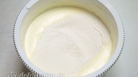 бисквитное пирожное со сливочным кремом