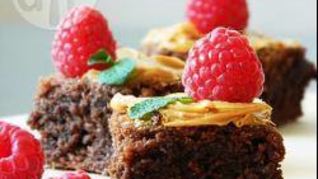 Брауни с арахисовой пастой