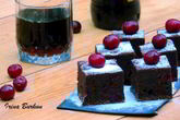 Брауни с вишней на темном пиве