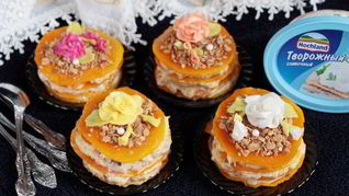 Фруктово-тыквенные пирожные