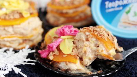 фруктово-тыквенные пирожные