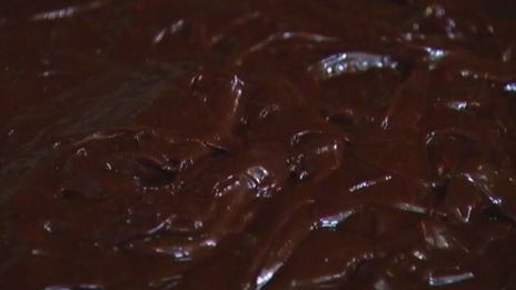 кофейный брауни с черным и белым шоколадом