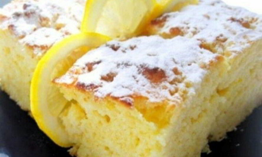 Рецепт легких лимонных пирожных