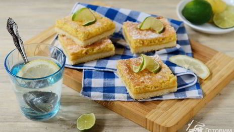 лимонные пирожные