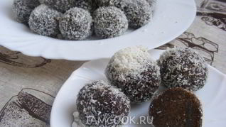 Пирожное Картошка из бисквита