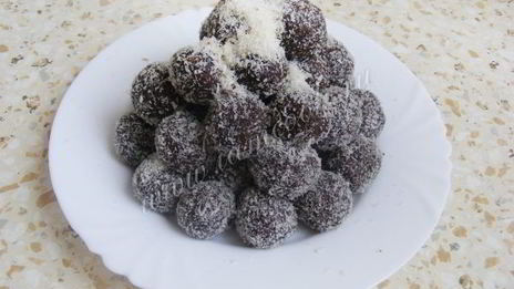 пирожное картошка из бисквита