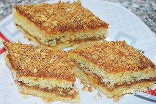 Пирожное со сгущенкой