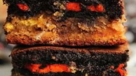 пирожные с шоколадными печеньями и m&m's