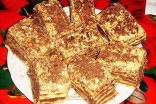 Пирожные шоколадно-медовые