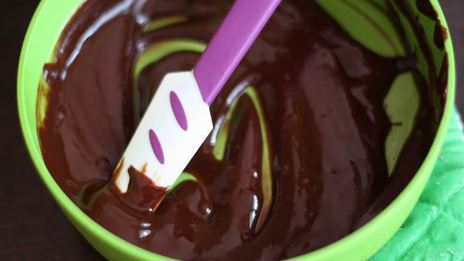 полосатый тыквенный брауни