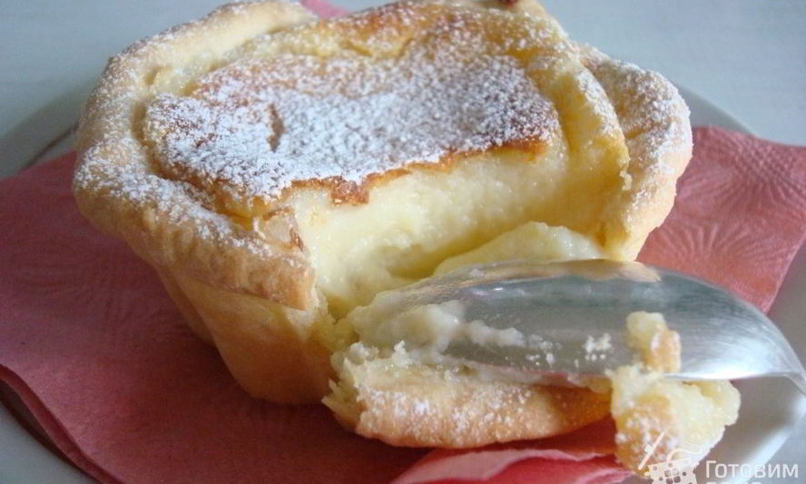 Рецепт португальских сливочных пирожных