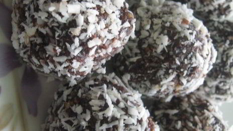 шоколадно-кокосовые пирожные