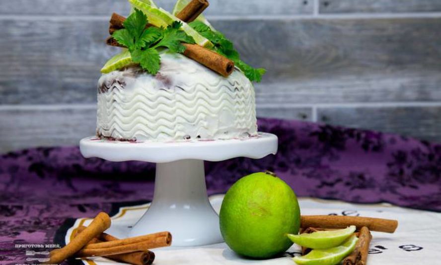 Рецепт шоколадного пирожного с ромом и лаймом