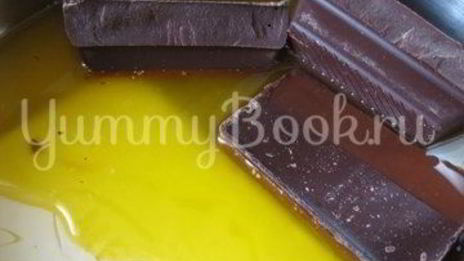 шоколадные брауни на манке с миндалем