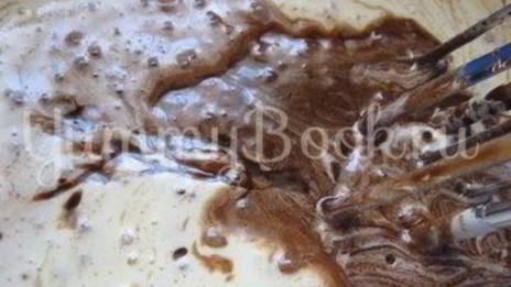 шоколадные брауни на манке с миндалем