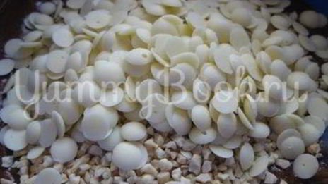 шоколадные брауни на манке с миндалем