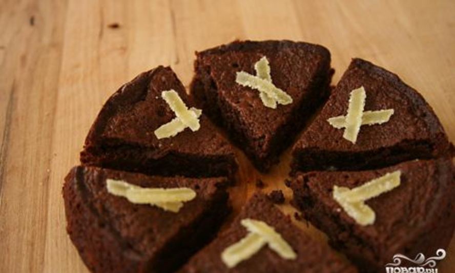 Рецепт шоколадных пирожных с имбирем