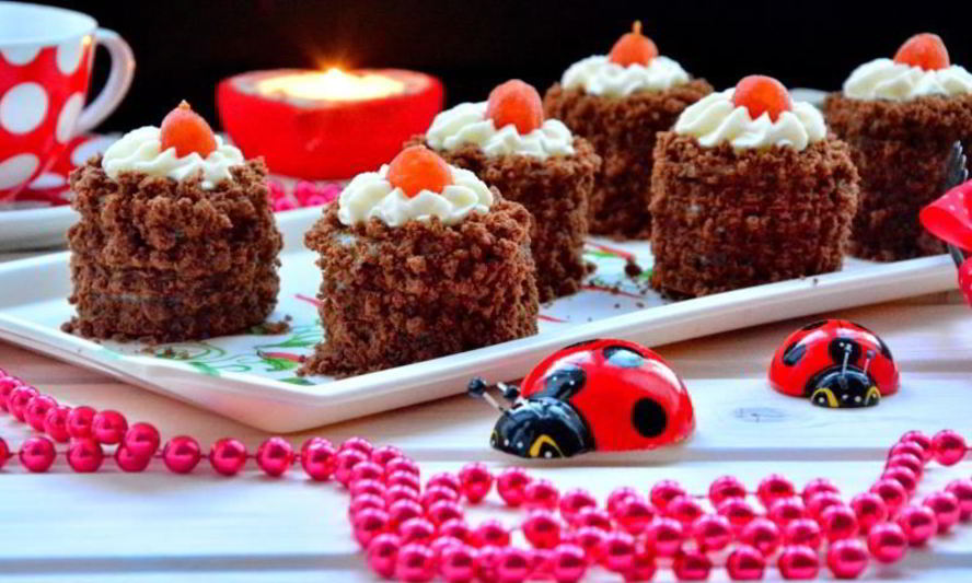 Рецепт шоколадных пирожных с кумкватами