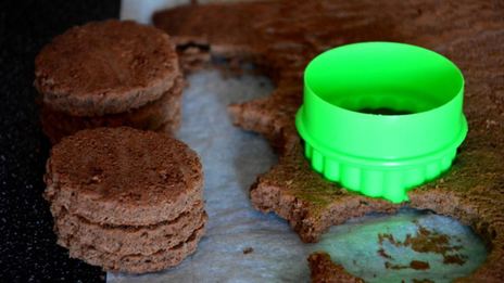 шоколадные пирожные с кумкватами